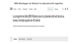 IBM développe via Watson la cybersécurité cognitive
 