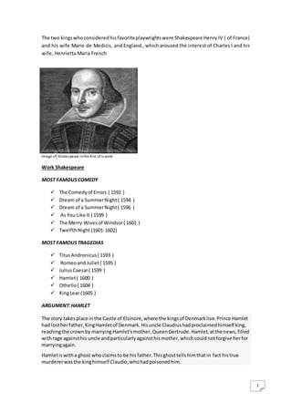 Shakespeare english