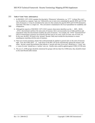 Ihe pcd tf_supplement_rosetta_terminology_mapping_rtm_ti_2008-08-22 | PDF