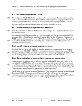 Ihe pcd tf_supplement_rosetta_terminology_mapping_rtm_ti_2008-08-22 | PDF