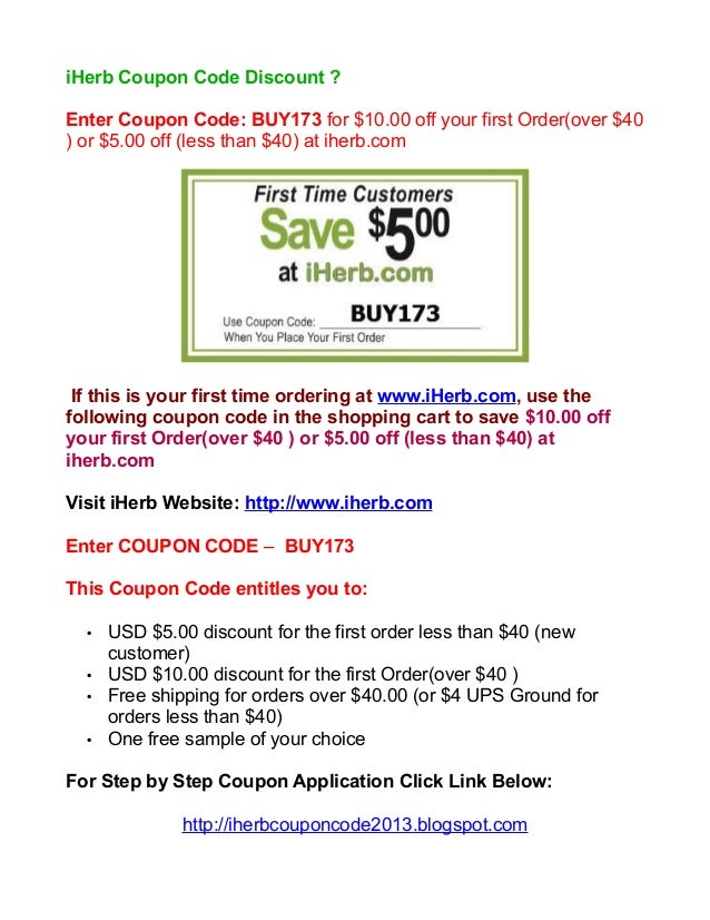 iherb new customer discount code