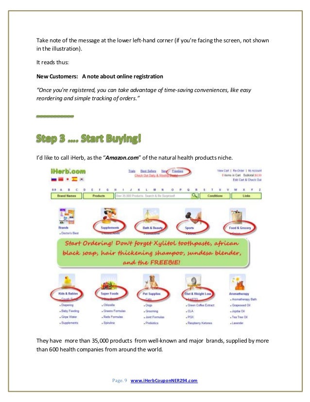 Coupons iherb vitamins