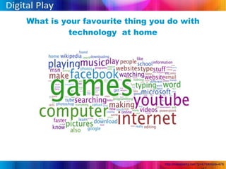 What is your favourite thing you do with technology  at home http://milesberry.net/?p=476#more-476 