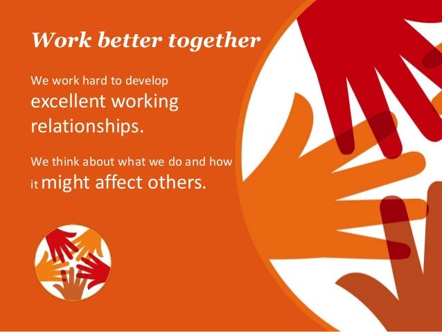 work better together we work working better