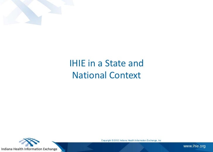 Overview: Indiana Health Information Exchange