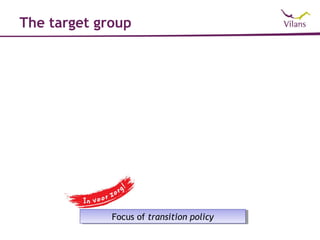 The target group




             Focus of transition policy
              Focus of transition policy
 