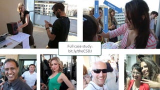 Taxonomy & UI
“Like buttons”
Data collection Metrics
ROI
(http://youtu.be/P-CUannVYNc)
Challenge:
Real time
content
curation
aka How I DJed a
House Party with
Content Strategy
 