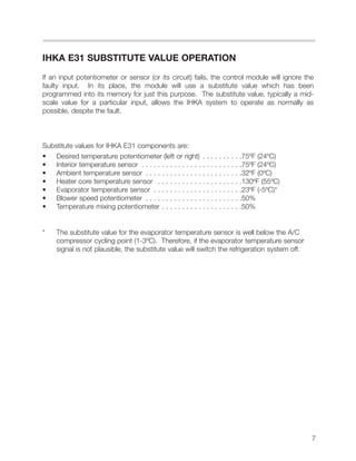E31 CLIMATE CONTROL | PDF