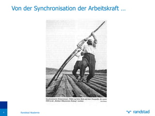 Von der Synchronisation der Arbeitskraft …
Randstad Akademie4
 