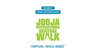 Syarat dan ketentuan Virtual Walk JIHW 2020
