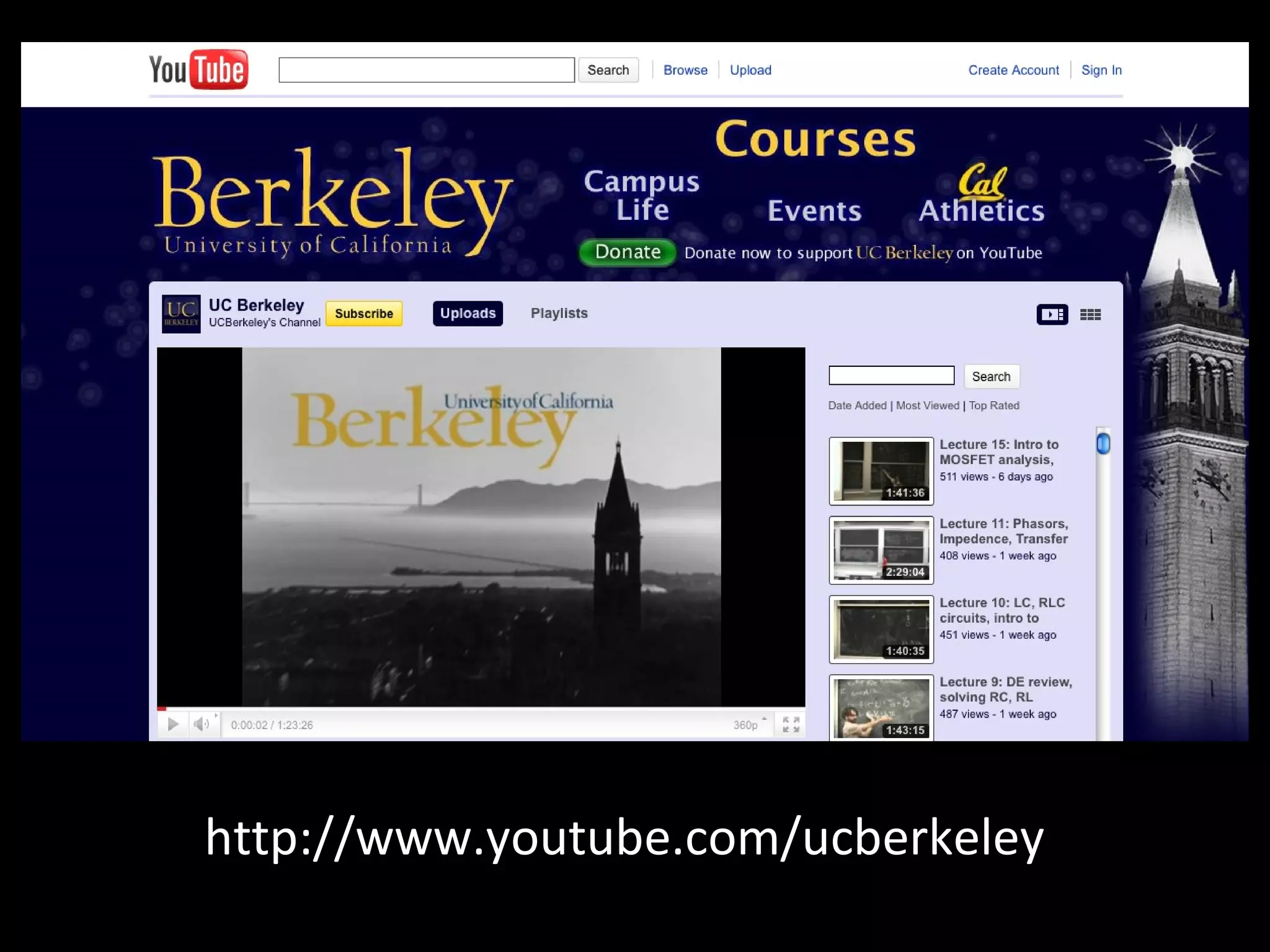 http://www.youtube.com/ucberkeley