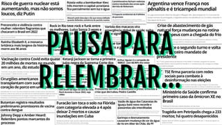 PAUSA PARA
RELEMBRAR...
PAUSA PARA
RELEMBRAR...
 