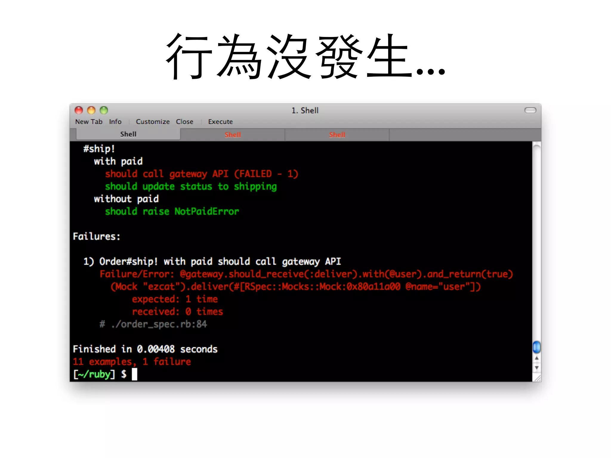 ⾏行為沒發⽣生... 