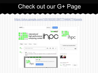 Check out our G+ Page
https://plus.google.com/105183351397774464774/posts
 