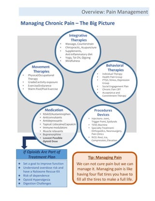 Chronic Pain RN Health Educator - Patient Skills | PDF
