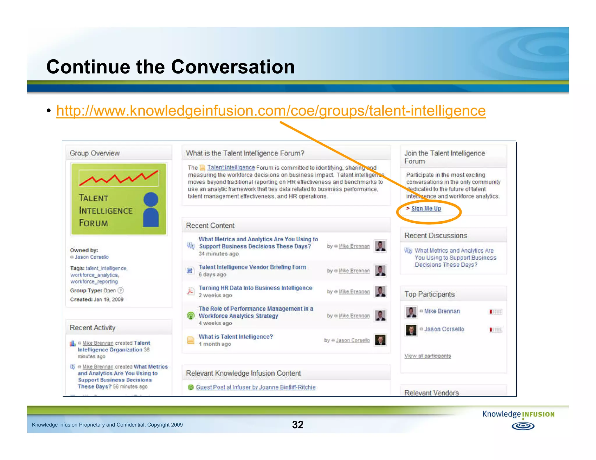 Talent Intelligence: Using Measurement to Better Manage the Workforce and HR - IHRIM Affinity Group