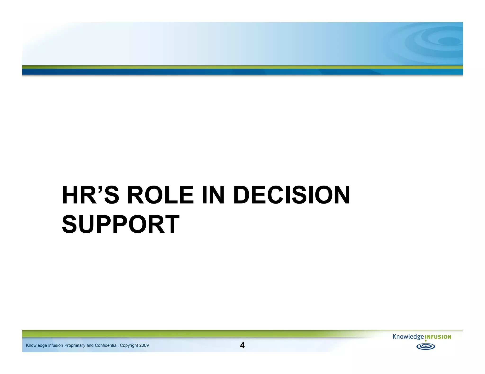 Talent Intelligence: Using Measurement to Better Manage the Workforce and HR - IHRIM Affinity Group