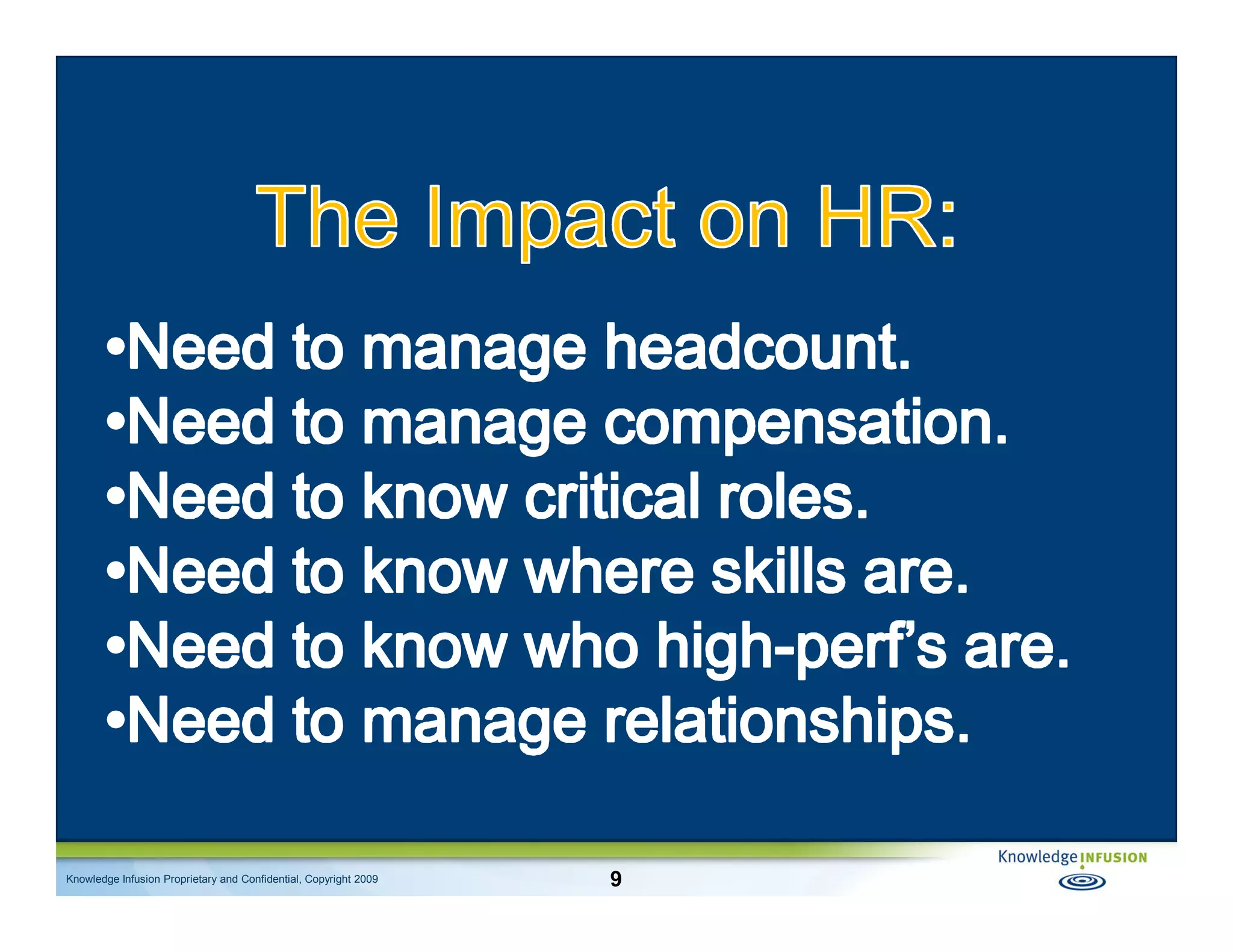 Talent Intelligence: Using Measurement to Better Manage the Workforce and HR - IHRIM Affinity Group