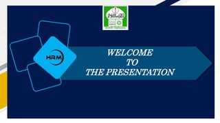 WELCOME
TO
THE PRESENTATION
 