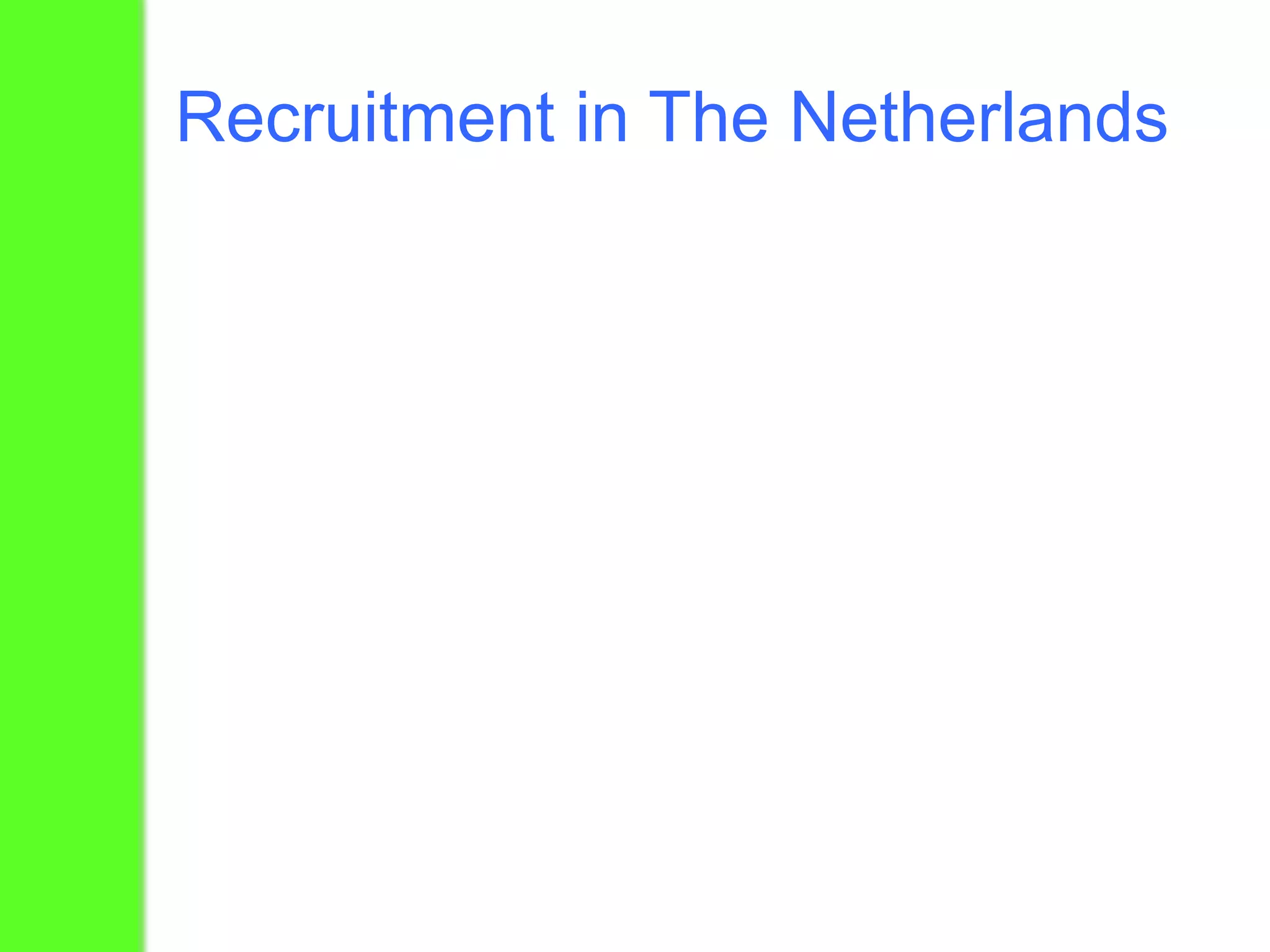 Internal recruitment