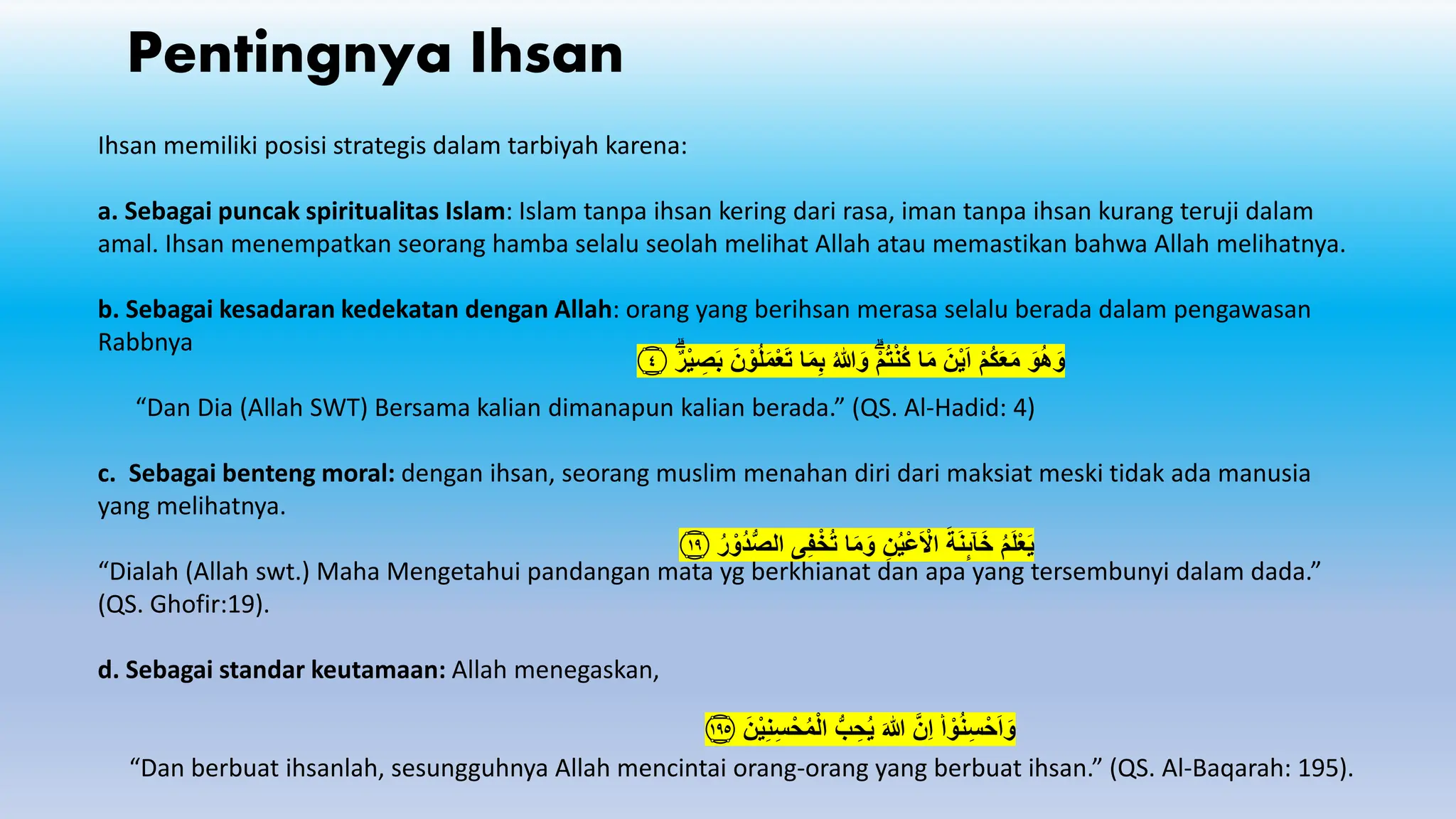 Ihsan dan itqan dalam kehidupan seorang muslim | PDF