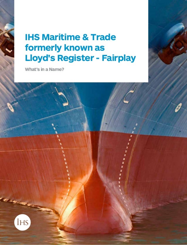 IHS Maritime & Trade