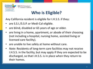 Ihss Ranking Kids Webinar: In-Home Supportive Services (IHSS) For People with ...
