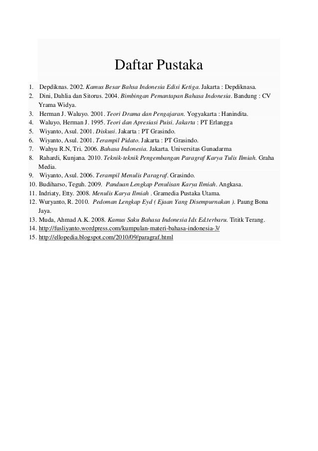 Makalah Bahasa Indonesia