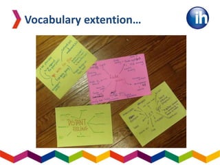 Slide text
Vocabulary extention…
 