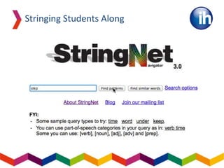 Stringing Students Along
 