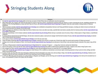Stringing Students Along
take the unprecedented step of [v-ing]
Clicking on Examples:
In the classroom?
Note their fave example in context
Guess the texts
Read and remember
 