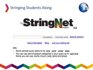 Stringing Students Along
 