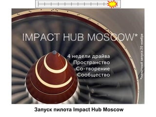 Запуск пилота Impact Hub Moscow

 