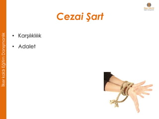 Cezai Şart
• Karşılıklılık
• Adalet
İlkerkaldıEğitimDanışmanlık
 