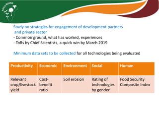 Harmonization and cross-program learning