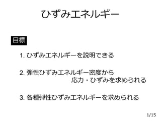 材料力学 ひずみエネルギー Ii 04 18 材料力学 ひずみエネルギー Ii 04 18