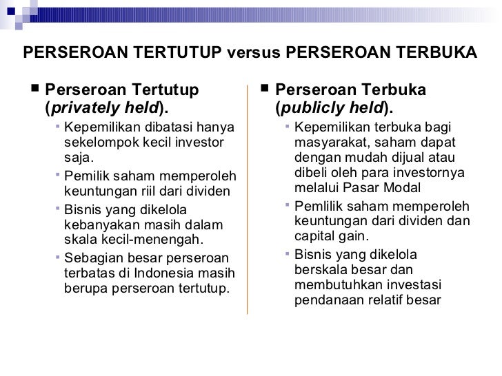 Opsi saham vs saham terbatas