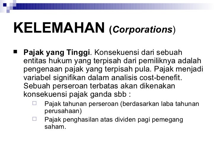 Konsekuensi pajak opsi saham