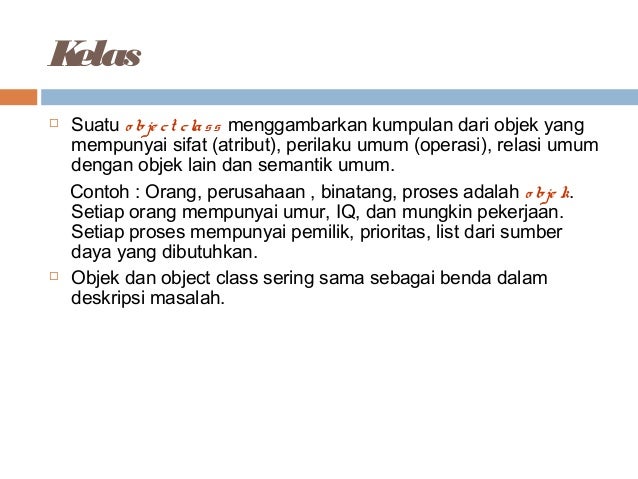 Perancangan berorientasi objek