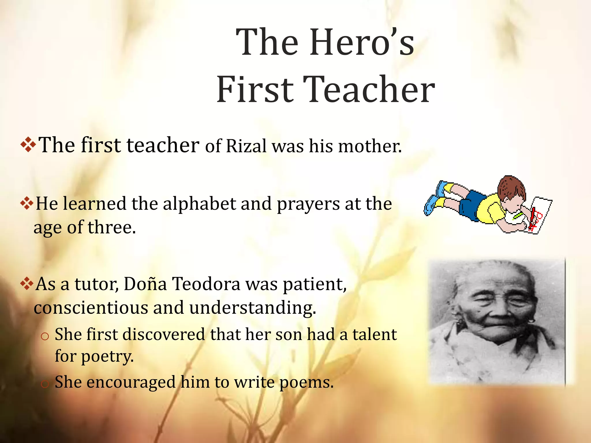 Jose Rizal's educational experiences | PPTX