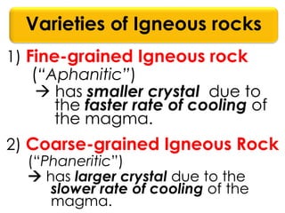II.A Minerals and Rocks | PPTX