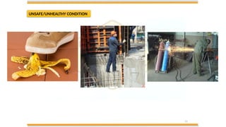 11
UNSAFE/UNHEALTHY CONDITION
 