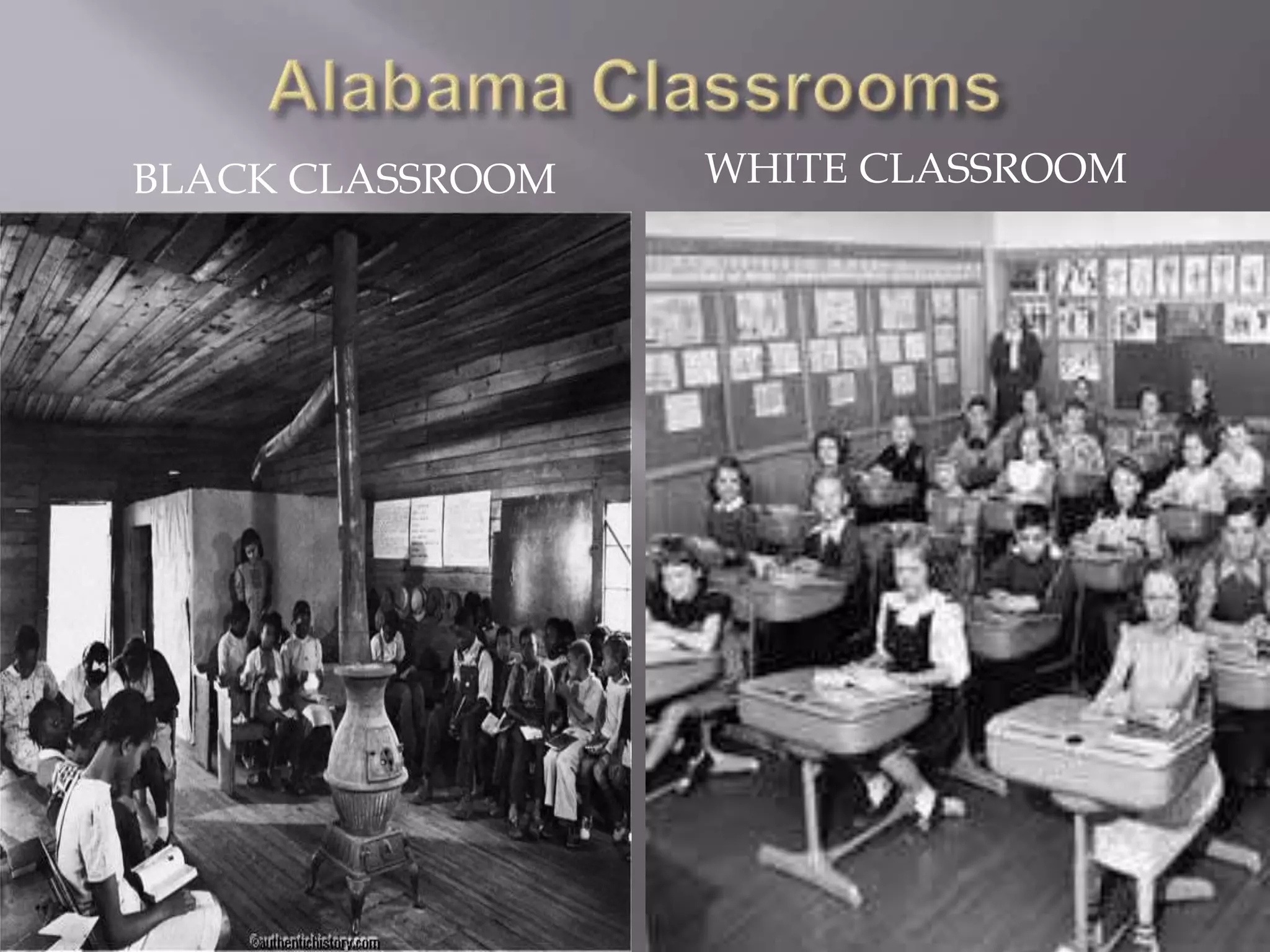 BLACK CLASSROOM WHITE CLASSROOM
