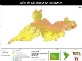 Solos do Município de Rio Branco 