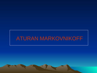 ATURAN MARKOVNIKOFF  