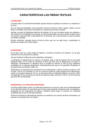 II. La industria textil y su control de calidad | PDF