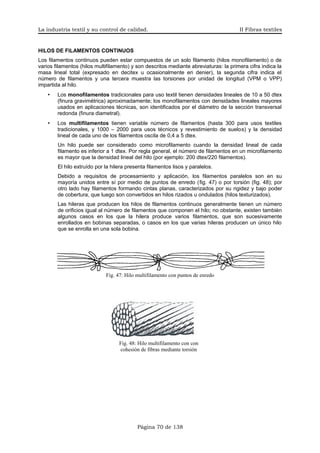 II. La industria textil y su control de calidad | PDF