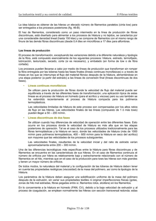 II. La industria textil y su control de calidad | PDF