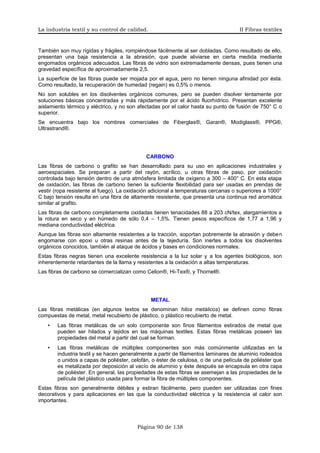 II. La industria textil y su control de calidad | PDF