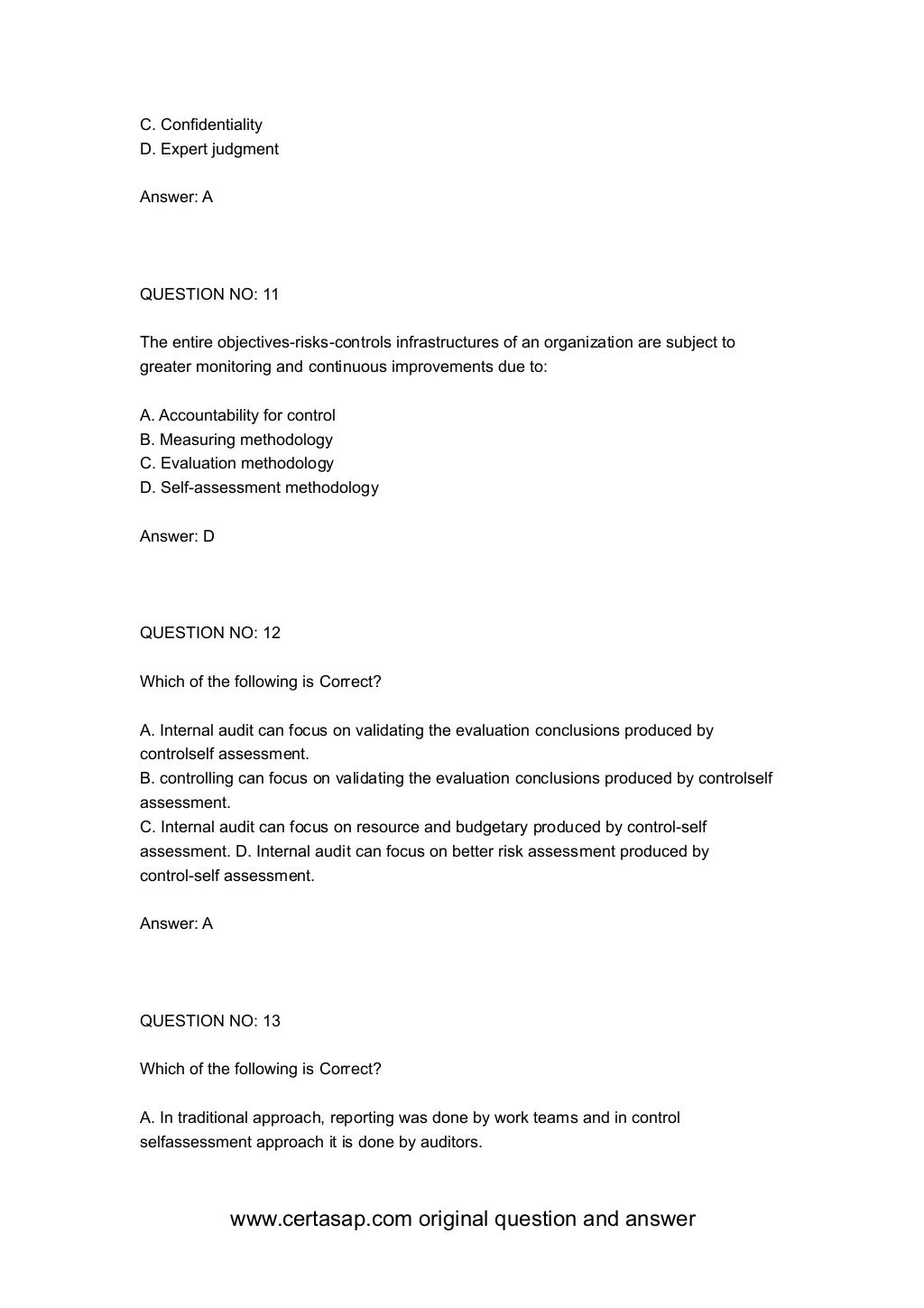 IIA-IAP Tests
